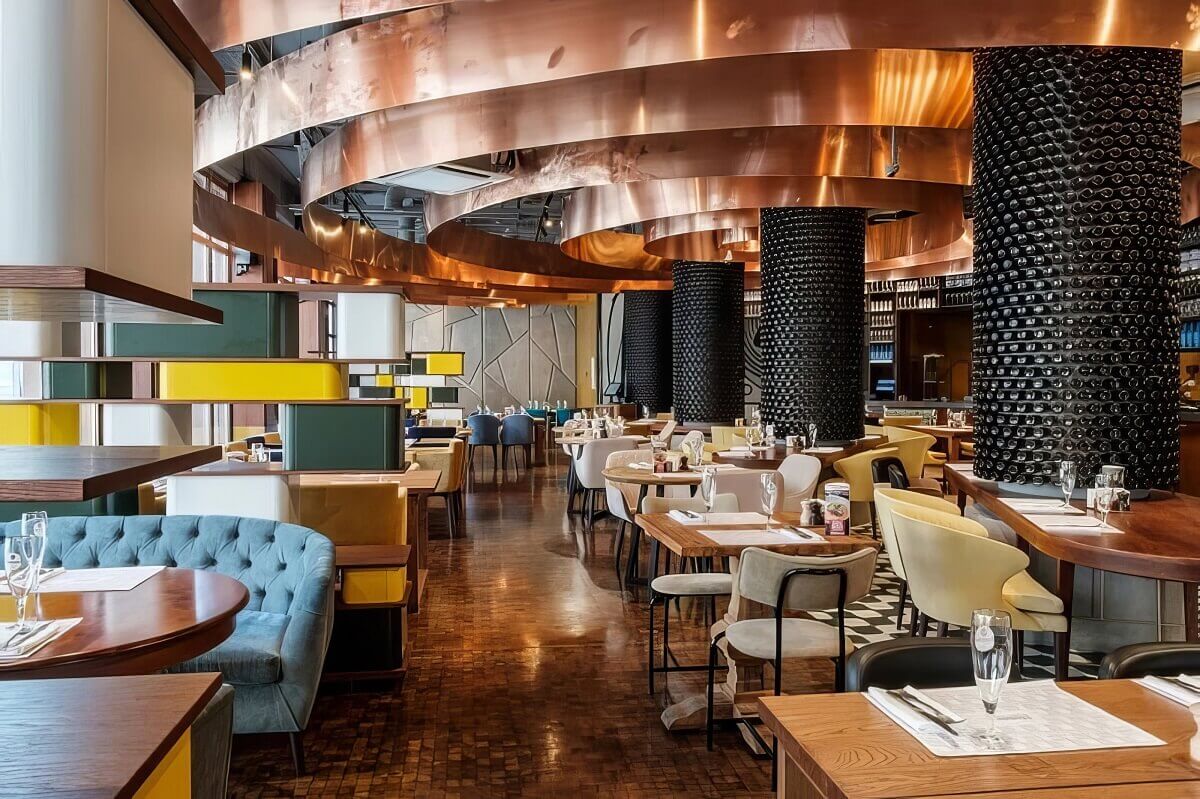 Стильный интерьер кафе